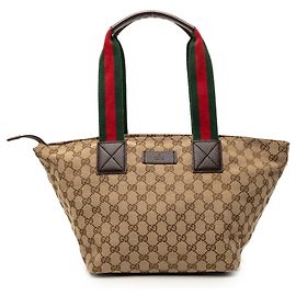 Tote em lona GG Canvas bege Gucci Bege