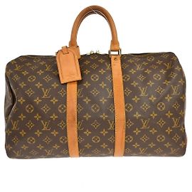 Louis Vuitton Keepall Monogram 45 Marrom