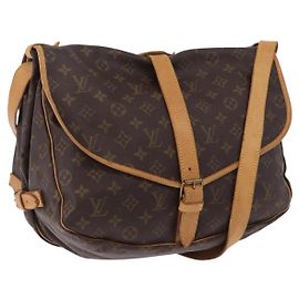Louis Vuitton Saumur Monogram 35 Marron