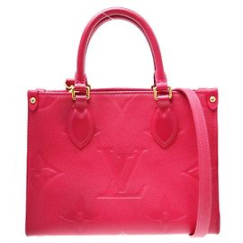 Louis Vuitton OnTheGo Monogram Empreinte PM Rosa