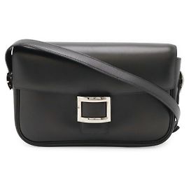 Hermès Borsa a Spalla Hermes Martine Box Calf Nera Nero