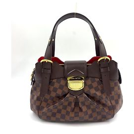 Bolsa Louis Vuitton Sistina PM Damier Marrom