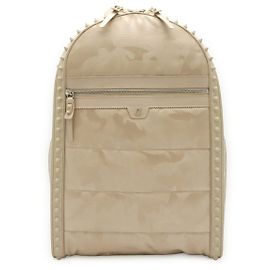Christian Louboutin Backparis Backpack Nylon Camo Brown Beige