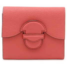 Hermès Cartera Bifold Hermes Chevre Rose Azalee Rosa