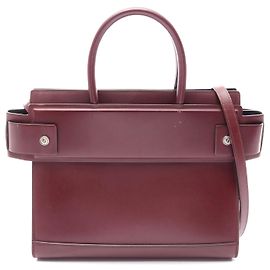 Givenchy Horizon Medium 2WAY Leather Handbag Brown