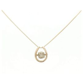 Autre Marque Collier en diamant Au750 Rose