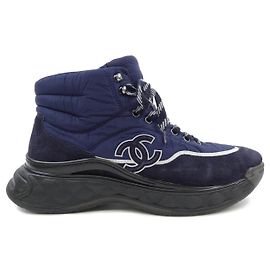 Baskets Chanel Bleu Bleu Marine