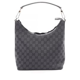 Borsa a Spalla Gucci GG Canvas Nero