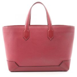 Hermès Hermes Maxi Box Cabas 30 Handbag Dark red