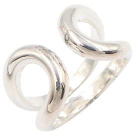 Hermès Hermes Lima Band Ring Silber