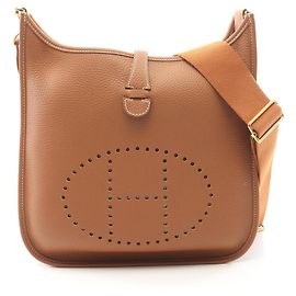 Hermès Bolsa de ombro Hermes Evelyne 3 Trois PM Marrom