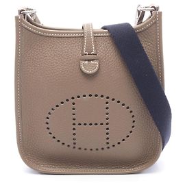 Hermès Sac à l'épaule Hermes Evelyne TPM Marron Taupe