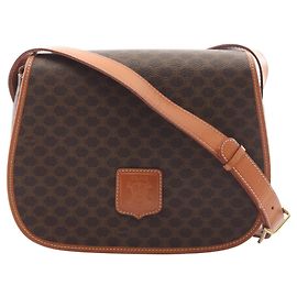 Céline Bolsa de Ombro Celine Macadam Marrom