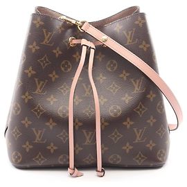 Borsa a tracolla Louis Vuitton NeoNoe Marrone Rosa