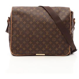 Bolsa de Ombro Louis Vuitton Abbesses Monogram Marrom