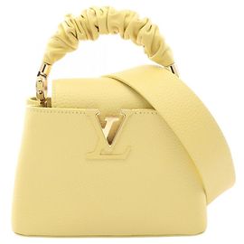 Sac à main Louis Vuitton Capucines Mini Chouchou Jaune