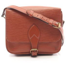Bolsa de Alça Louis Vuitton Cartouchiere Marrom