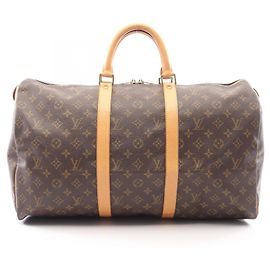 Bolsa Boston Louis Vuitton Keepall 50 Marrom