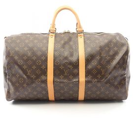 Sac Boston Louis Vuitton Keepall 55 Marron