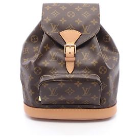 Louis Vuitton Montsouris MM Rucksack/Handtasche Braun