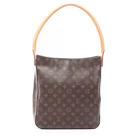 Bolsa de Ombro Louis Vuitton Looping GM Marrom