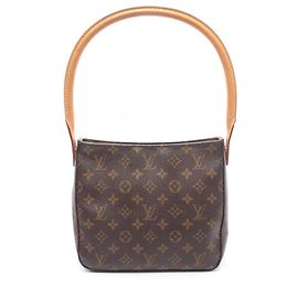 Bolsa de Ombro Louis Vuitton Looping MM Marrom
