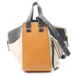 Bolsa Loewe Hammock Small 2-Way Marrom Preto