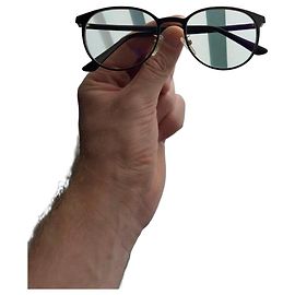 Gucci GG0293O Óculos de grau - Preto e Dourado Preto Dourado