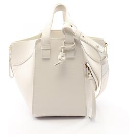 Bolsa Loewe Hammock em couro branco Branco