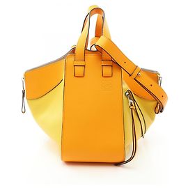 Loewe Hammock Bag Small 2-Way Handbag Orange Yellow
