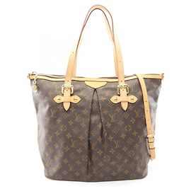 Bolsa de Ombro Louis Vuitton Palermo GM Monogram Marrom