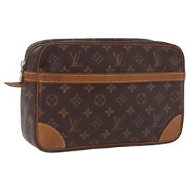 LOUIS VUITTON Bolsa Clutch Monogram Compiegne 28 M51845 LV Auth BA14359 Monograma