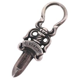 Chrome Hearts Dagger Charm Pendant Top Ag925 Silver Auth 192165M Silvery