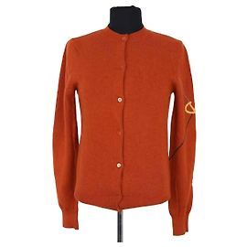 Valentino Cardigan aus Wolle in Orange Orange