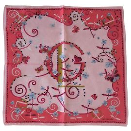 Bandana Guy Laroche Floreale Rosa