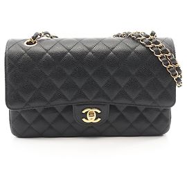 Borsa a Spalla Chanel Matelassé Double Flap Nero