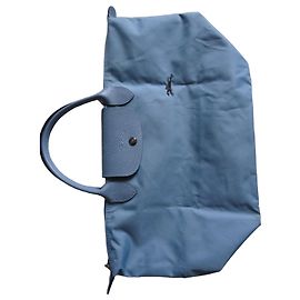 Longchamp Le Pliage Sac Cabas Nylon Bleu Bleu