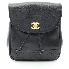 Zaino/Borsa Chanel Triple Coco Nero
