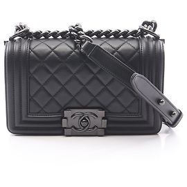 Borsa a Spalla Chanel Boy Small Nero