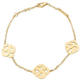 Bracciale Poiray, "Coeur entrelacé" modello multi, oro giallo Altro