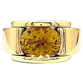 Mauboussin ring, "Alessandra", gold and citrine Other