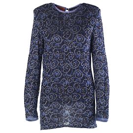 Mini abito in maglia Missoni Blu & Argento Blu Altro
