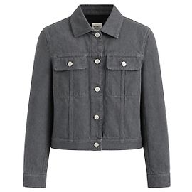 Giacca in denim grigio Hermès Grigio
