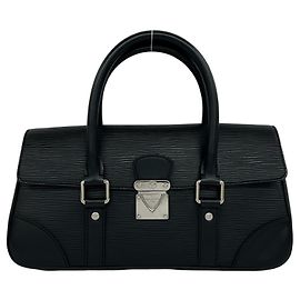 Louis Vuitton Segur PM Epi Leather Handbag Black