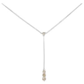 Autre Marque Colar Damiani em ouro branco 750 e diamantes Prata