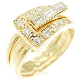 Autre Marque Au750 Diamond Ring Golden