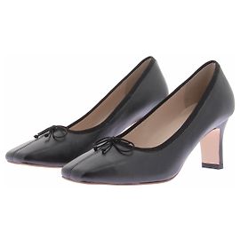 Autre Marque PLEIADES Black Leather Heels 38 EU Black