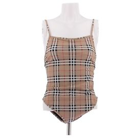 Burberry Einteiliger Badeanzug Braun