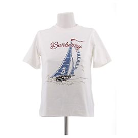T-shirt blanc en coton Burberry Blanc