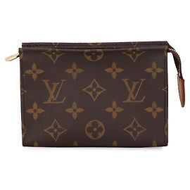 Louis Vuitton Monogram Pochette Toilette 15 Beige